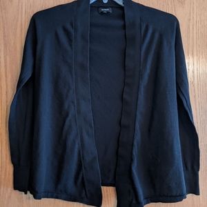 Express flowy black cardigan